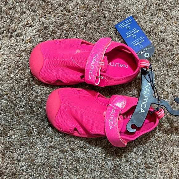 Nautica Kids Kettle Gulf Protective Water Shoes Closed-Toe Sport SZ9 Neon Pink - Picture 1 of 8